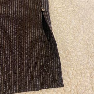 Motivi Pinstripe Pencil Skirt with Rhinestone